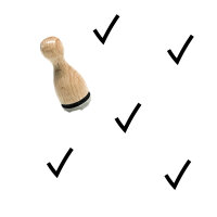 Zwergenstoffe Ministempel 14 mm – Haken Check