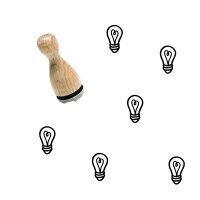Zwergenstoffe Ministempel 14 mm – Glühbirne