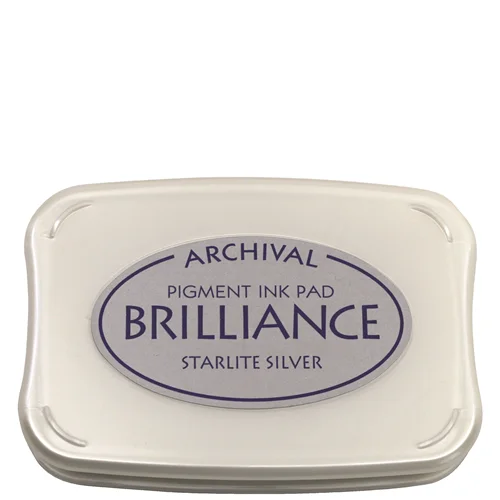 Archival Ink Pad Brilliance - Starlight Silver