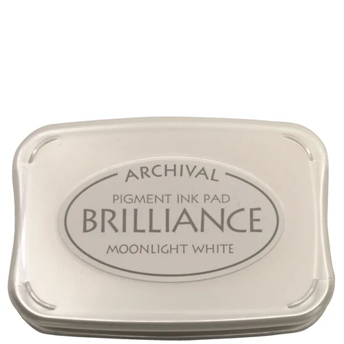 Archival Ink Pad Brilliance - Moonlight White