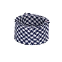 Schrägband Westfalenstoffe Vichy weiss-marine 3m...