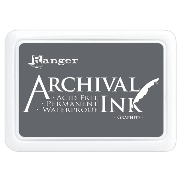 Stempelkissen Ranger Archival Ink - Graphite