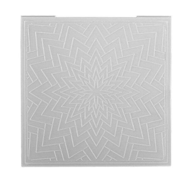 Nellies Choice Prägeschablone - Hintergrund Großer Stern 15x15cm