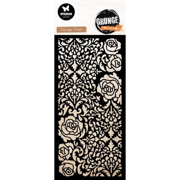 Studio Light Schablone 10 x 20 cm – Vintage Roses