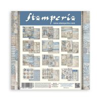 Stamperia Scrapbooking Block 12x12 inch - Silent Sea