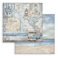 Stamperia Scrapbooking Block 12x12 inch - Silent Sea