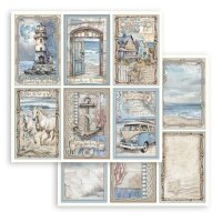 Stamperia Scrapbooking Block 12x12 inch - Silent Sea