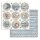 Stamperia Scrapbooking Block 12x12 inch - Silent Sea