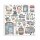 Stamperia Scrapbooking Block 12x12 inch - Silent Sea