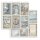 Stamperia Scrapbooking Block 12x12 inch - Silent Sea