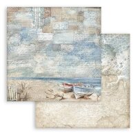 Stamperia Scrapbooking Block 12x12 inch - Silent Sea Background Selection