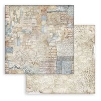 Stamperia Scrapbooking Block 12x12 inch - Silent Sea Background Selection