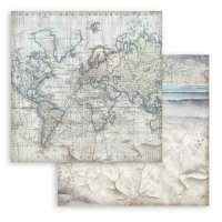 Stamperia Scrapbooking Block 12x12 inch - Silent Sea Background Selection