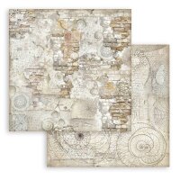 Stamperia Scrapbooking Block 12x12 inch - Silent Sea Background Selection