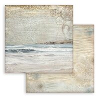 Stamperia Scrapbooking Block 12x12 inch - Silent Sea Background Selection