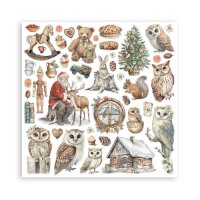 Stamperia Scrapbooking Block 12x12 inch - The Owls House