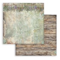 Stamperia Scrapbooking Block 12x12 inch - Herbarium Silvae Background Selection