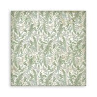 Stamperia Scrapbooking Block 12x12 inch - Herbarium Silvae Background Selection