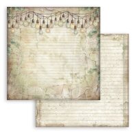 Stamperia Scrapbooking Block 12x12 inch - Herbarium Silvae Background Selection