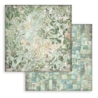 Stamperia Scrapbooking Block 12x12 inch - Herbarium Silvae Background Selection