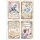 Stamperia Reispapier A4 Create Happiness Dewdrops Cards