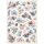 Stamperia Reispapier A4 Create Happiness Dewdrops Pinecones and Flowers