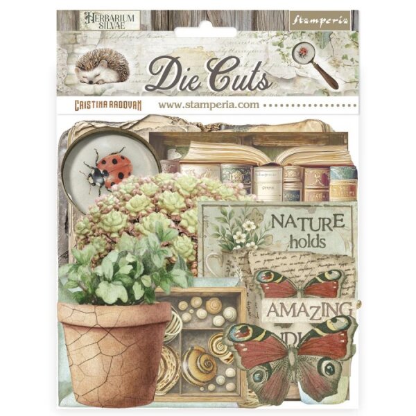 Stamperia Die Cuts Assorted - Herbarium Silvae