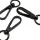Karabiner für 12mm Band - Schwarz matt