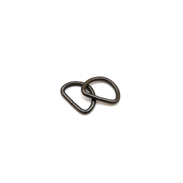 D-Ring für 10 mm Band - Gunmetal