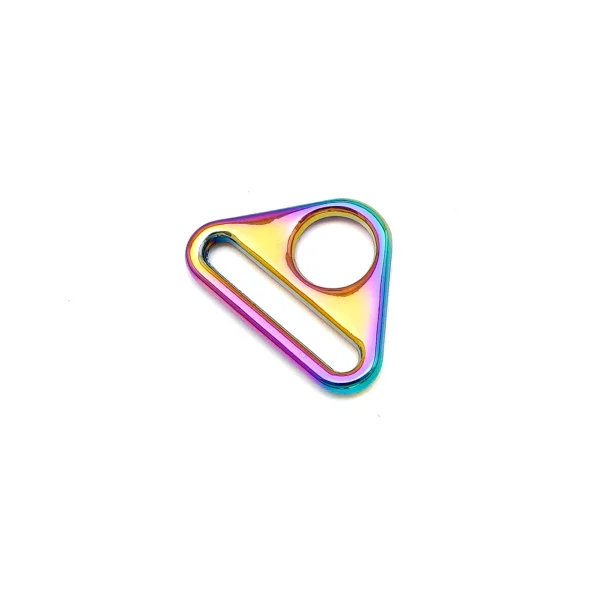 O-Ring mit Steg Regenbogen für 20mm Band