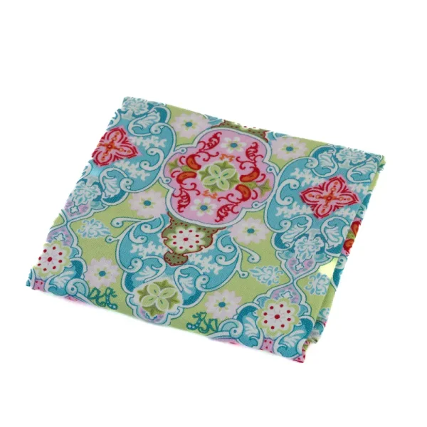 Fat Quarter Baumwolle 45x55 cm Julia Ornamente auf Lime