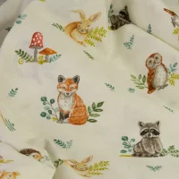 Baumwolle Effies Woods – Tiere