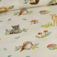 Baumwolle Effies Woods – Tiere