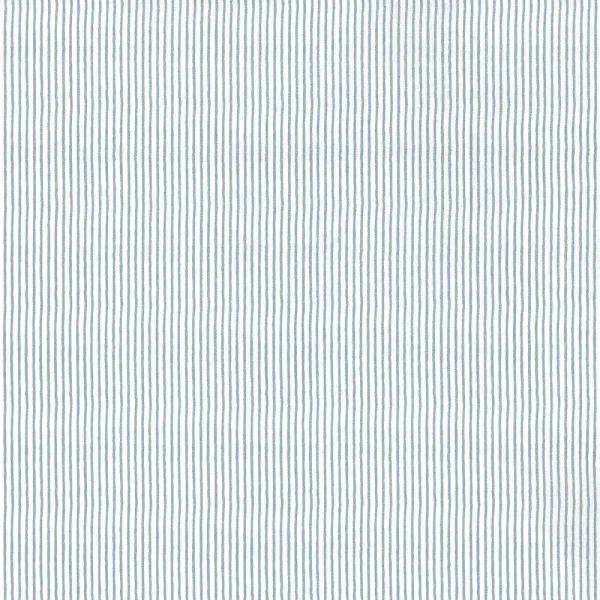 Westfalenstoffe Druckstoff Fehmarn kbA Streifen Rauchblau-Weiss