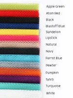 byAnnie Mesh Stoff Taschennetz Schwarz