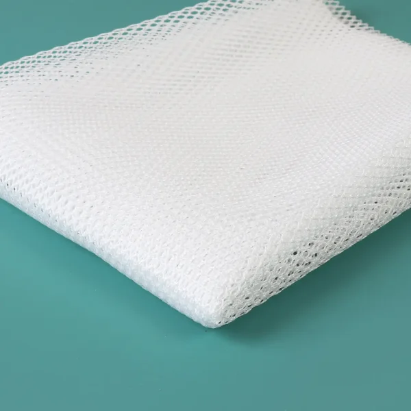 byAnnie Mesh Stoff Taschennetz Weiss