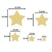 Vaessen Motivstanzer 5er Set Sterne