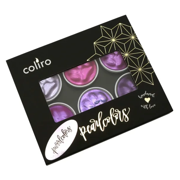 Coliro Pearlcolors Malkasten 6-er Set "Purrlcolors"