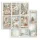 Stamperia Designpapier - White Christmas 6 Cards