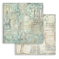 Stamperia Scrapbooking Block 12x12 inch - Backgrounds Symphony