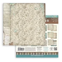 Stamperia Scrapbooking Block 12x12 inch - Backgrounds Symphony