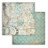 Stamperia Scrapbooking Block 12x12 inch - Backgrounds Symphony