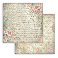 Stamperia Scrapbooking Block 12x12 inch - Backgrounds Symphony