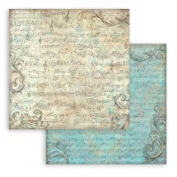 Stamperia Scrapbooking Block 12x12 inch - Backgrounds Symphony