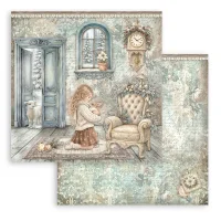 Stamperia Scrapbooking Block 12x12 inch - White Christmas