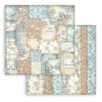 Stamperia Scrapbooking Block 12x12 inch - White Christmas...