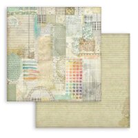 Stamperia Scrapbooking Block 12x12 inch - Daisy Art Backgrounds