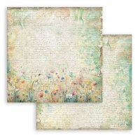 Stamperia Scrapbooking Block 12x12 inch - Daisy Art Backgrounds