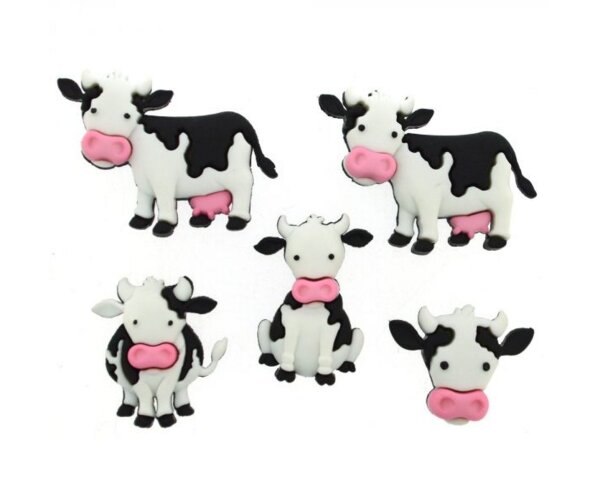 Dress It Up Dekoknöpfe Kühe – Mooove It!