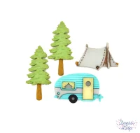 Dress it Up Dekoknöpfe Camping – Hittin The Trail